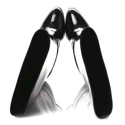 Saint Laurent Patent Calfskin Diane 100 Boots 39 Black 2 of 10