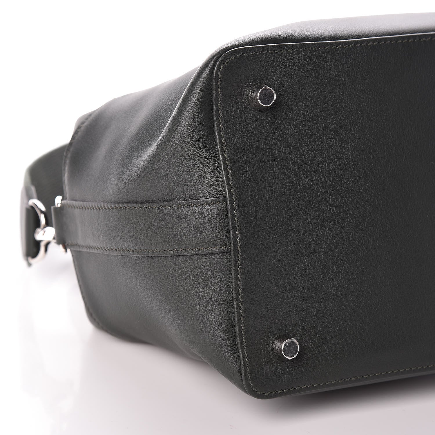 Hermes Swift Bi-Color Toolbox 20 Vert Fonce Menthe 9 of 10