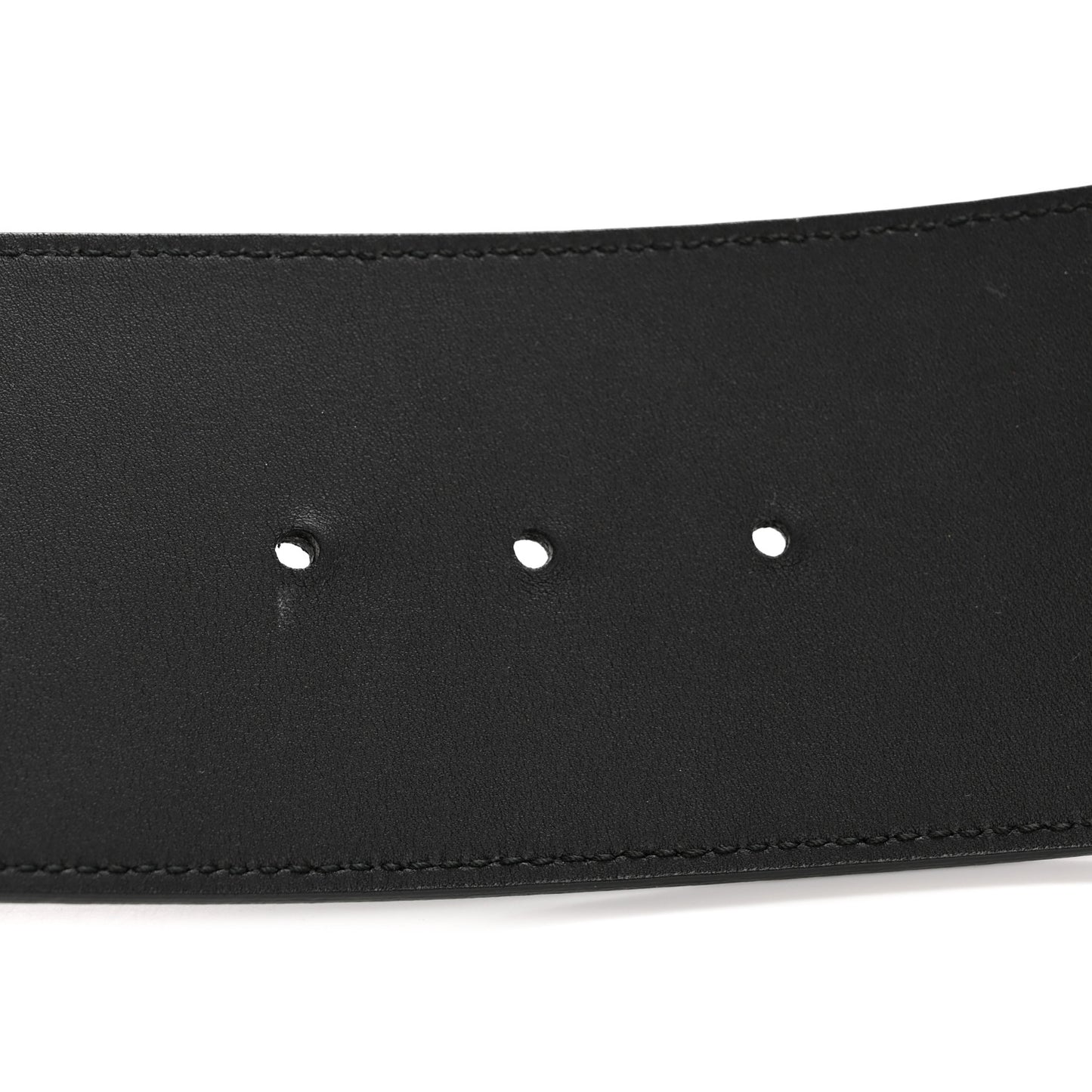 Calfskin Double G Wide Belt 75 30 Black