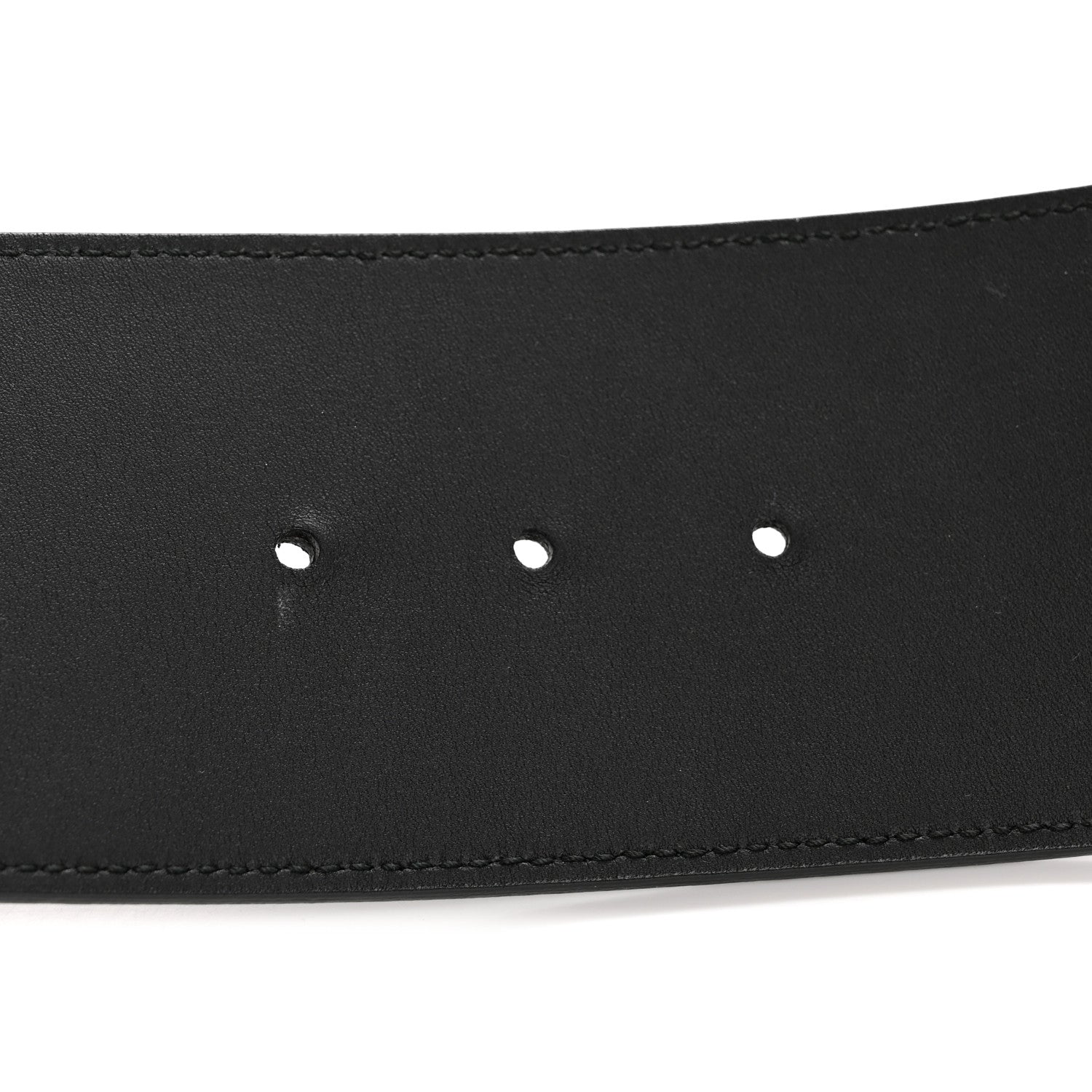 Gucci Calfskin Double G Wide Belt 75 30 Black 4 of 7