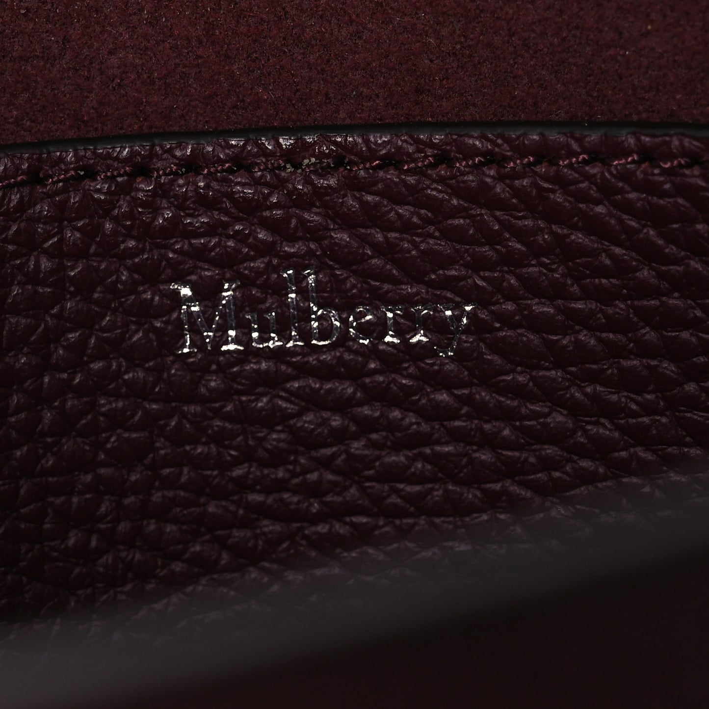 Small Classic Grain Mini Bayswater Black Cherry
