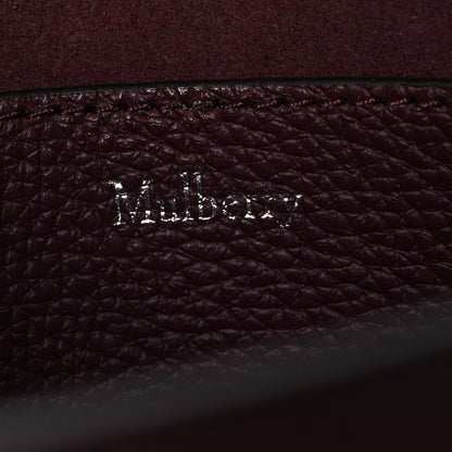 Mulberry Small Classic Grain Mini Bayswater Black Cherry 6 of 12