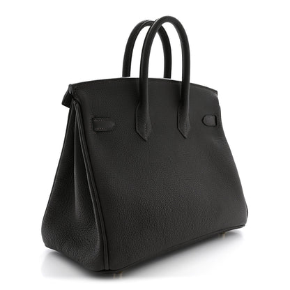 Hermes Togo Birkin 25 Bai Brun 3 of 11