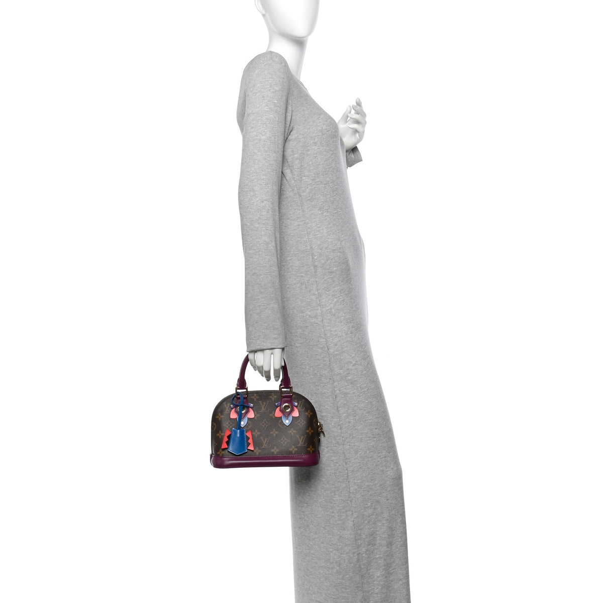 Louis Vuitton Monogram Totem Alma BB Magenta 2 of 13