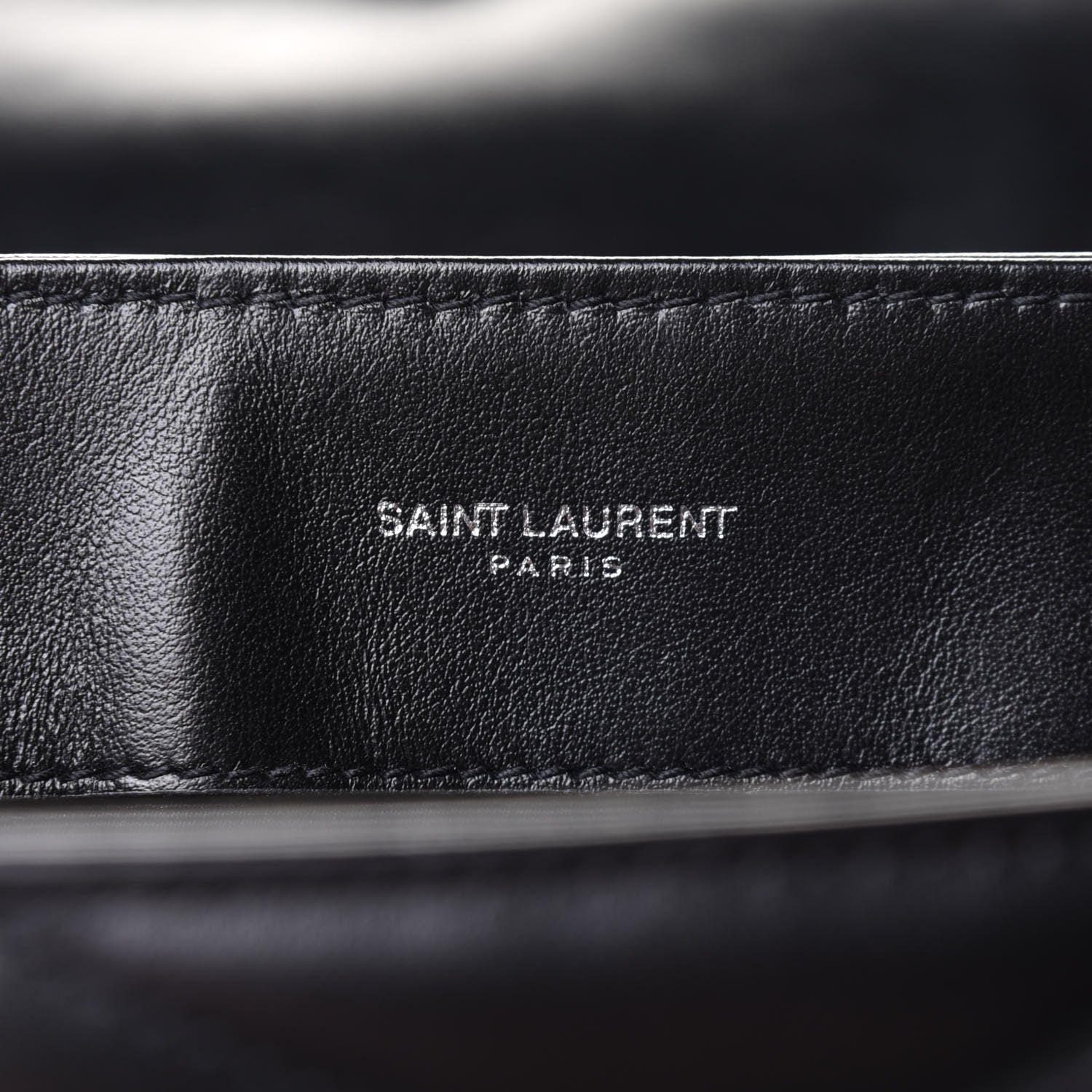 Saint Laurent Calfskin Y Quilted Monogram Medium Loulou Satchel Black 6 of 10