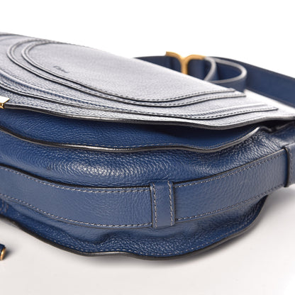Chloe Calfskin Medium Marcie Round Crossbody Bag Royal Navy 6 of 10