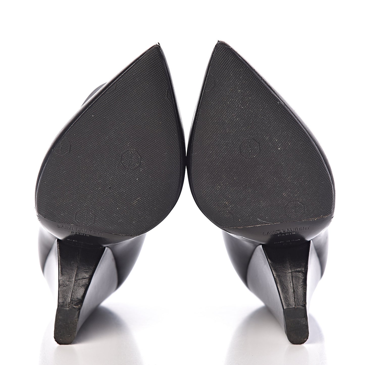 Calfskin Niki 105 Wedge Booties 35.5 Black