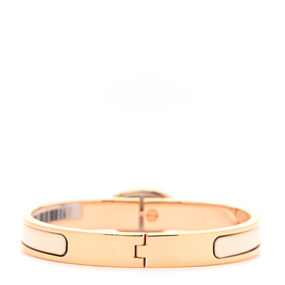 Hermes Enamel Mini Farandole Clic Chaine d'Ancre Bracelet PM Creme 3 of 5