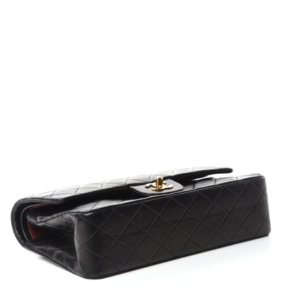 Chanel Lambskin Quilted Medium Double Flap Black 5 of 14