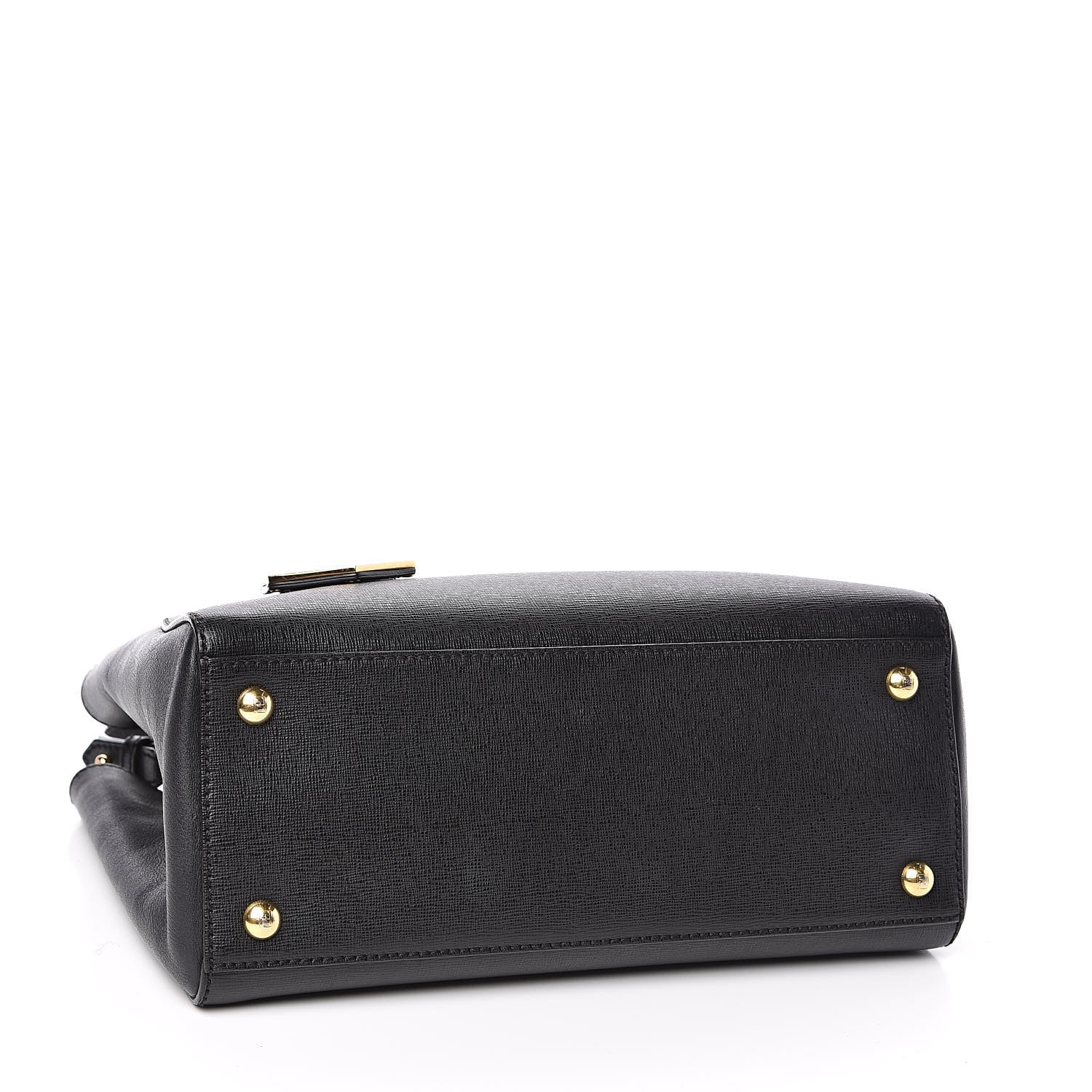 Fendi Vitello Elite Petite 2Jours Tote Black 4 of 14
