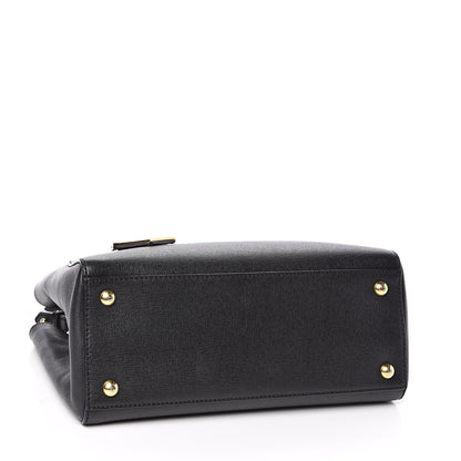 Fendi Vitello Elite Petite 2Jours Tote Black 4 of 14