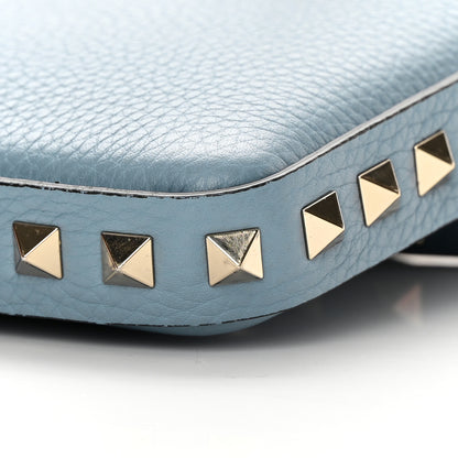 Valentino Garavani Grained Calfskin Rockstud Crossbody Phone Case Niagara 9 of 11