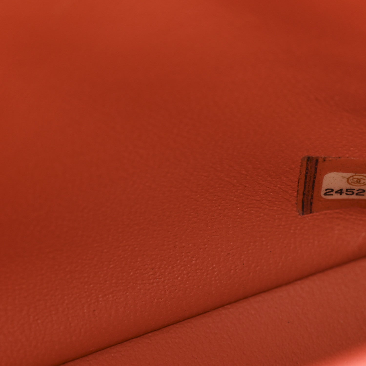 Chanel Lambskin Quilted Mini Rectangular Flap Orange 7 of 16