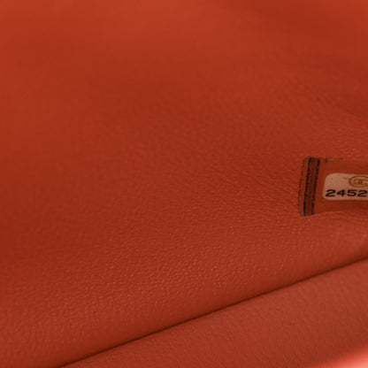 Chanel Lambskin Quilted Mini Rectangular Flap Orange 7 of 16
