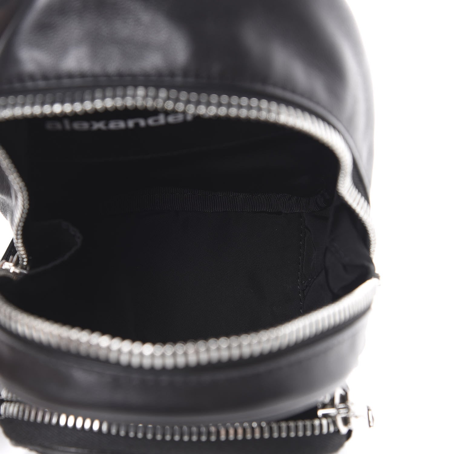 Alexander Wang Lambskin Mini Attica Backpack Crossbody Black 4 of 9