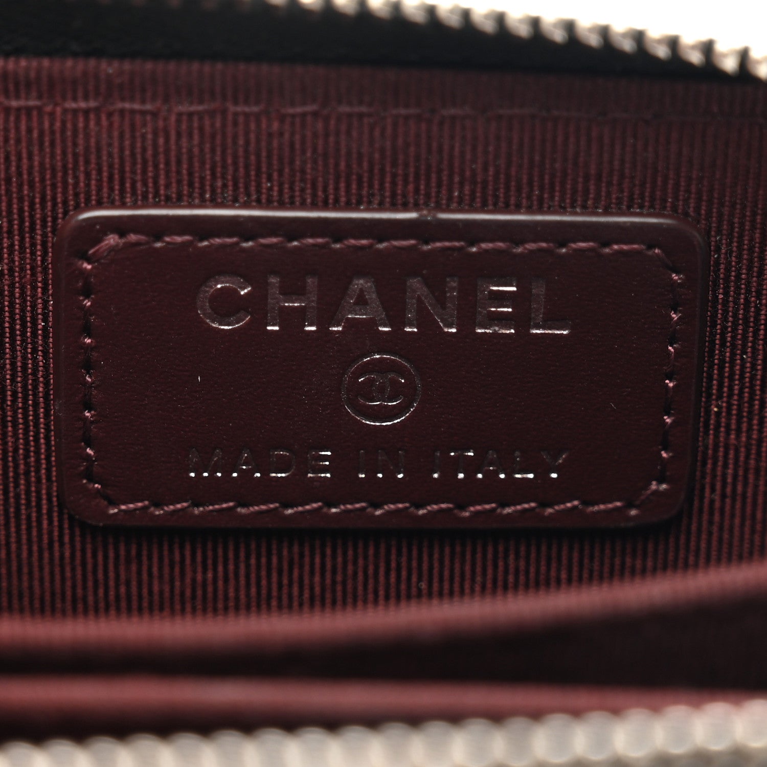 Chanel Caviar Quilted Zip Coin Purse Black 6 of 10