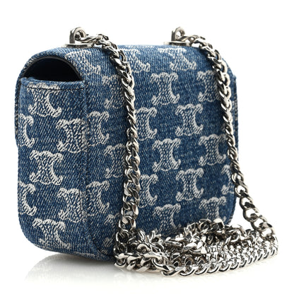 Celine Denim Triomphe Mini Claude 3 of 9