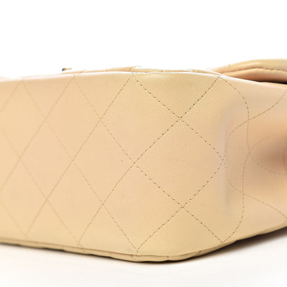 Chanel Lambskin Quilted Jumbo Double Flap Beige Clair 9 of 12