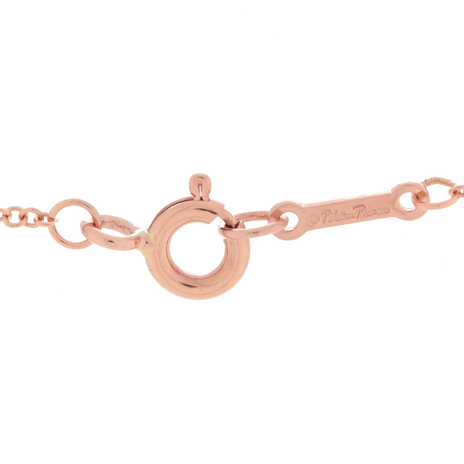 Tiffany 18K Rose Gold Diamond Paloma's Dove Pendant Necklace 4 of 5