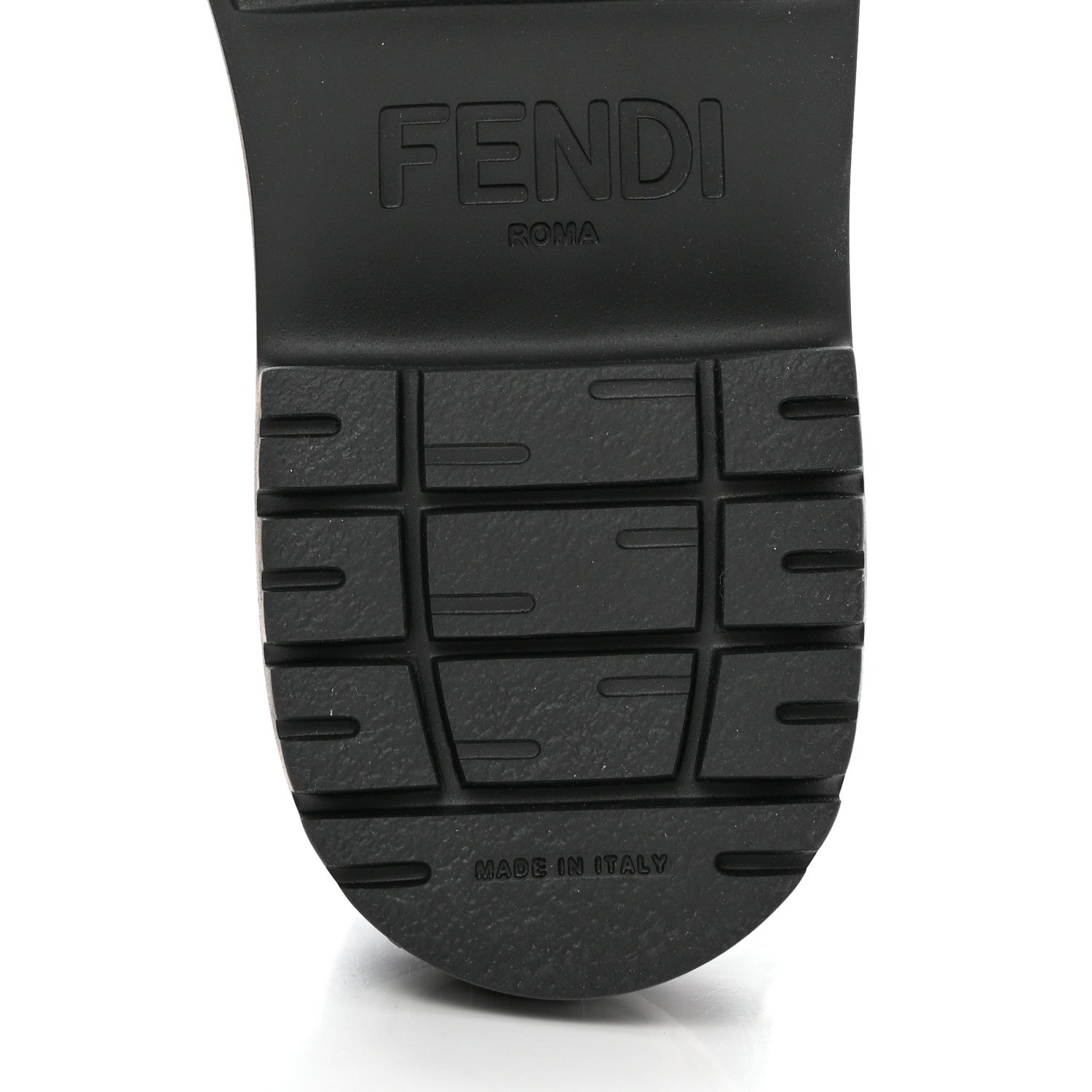 Fendi Nylon Baguette Domino 50mm Biker Boots 41 Eddie Black 7 of 10