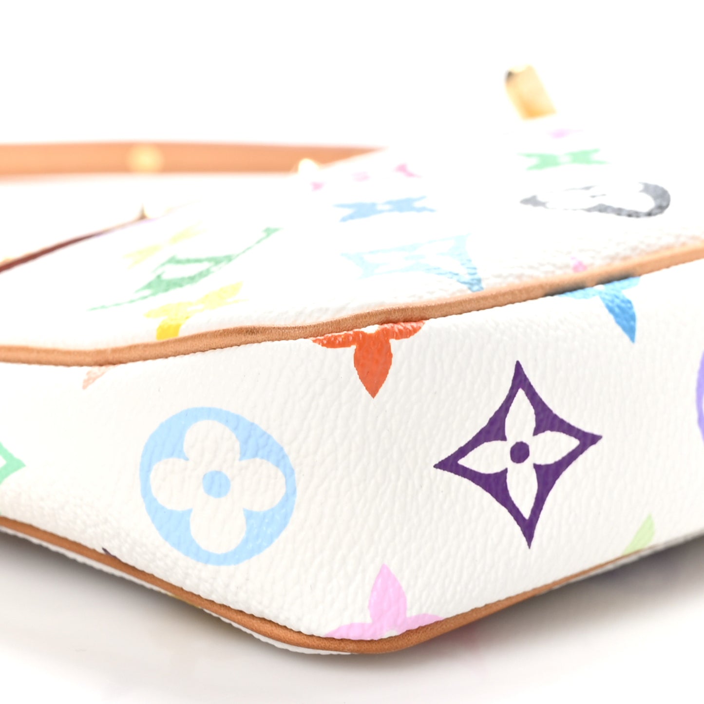 Monogram Multicolor Pochette Accessories White
