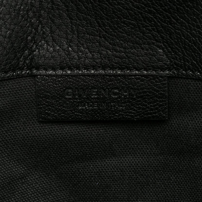 Givenchy Woven Sugar Goatskin Medium Antigona Envelope Clutch Black White 6 of 7