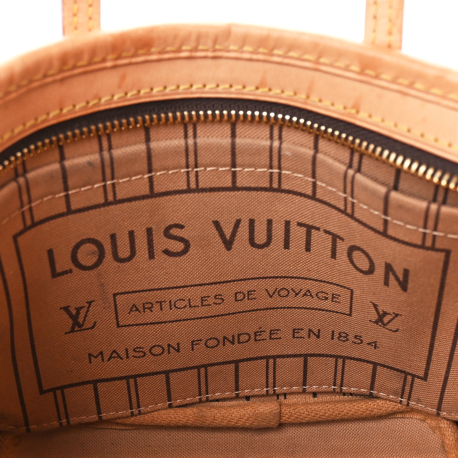 Louis Vuitton Monogram Neverfull BB Beige 5 of 15