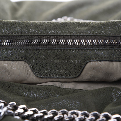 Stella McCartney Shaggy Deer Falabella Fold Over Tote Olive 6 of 9