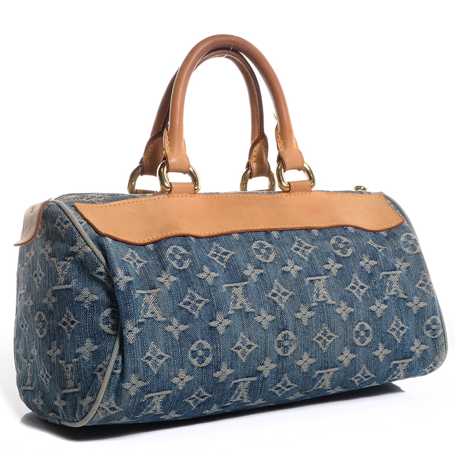 Louis Vuitton Monogram Denim Neo Speedy Blue 3 of 7