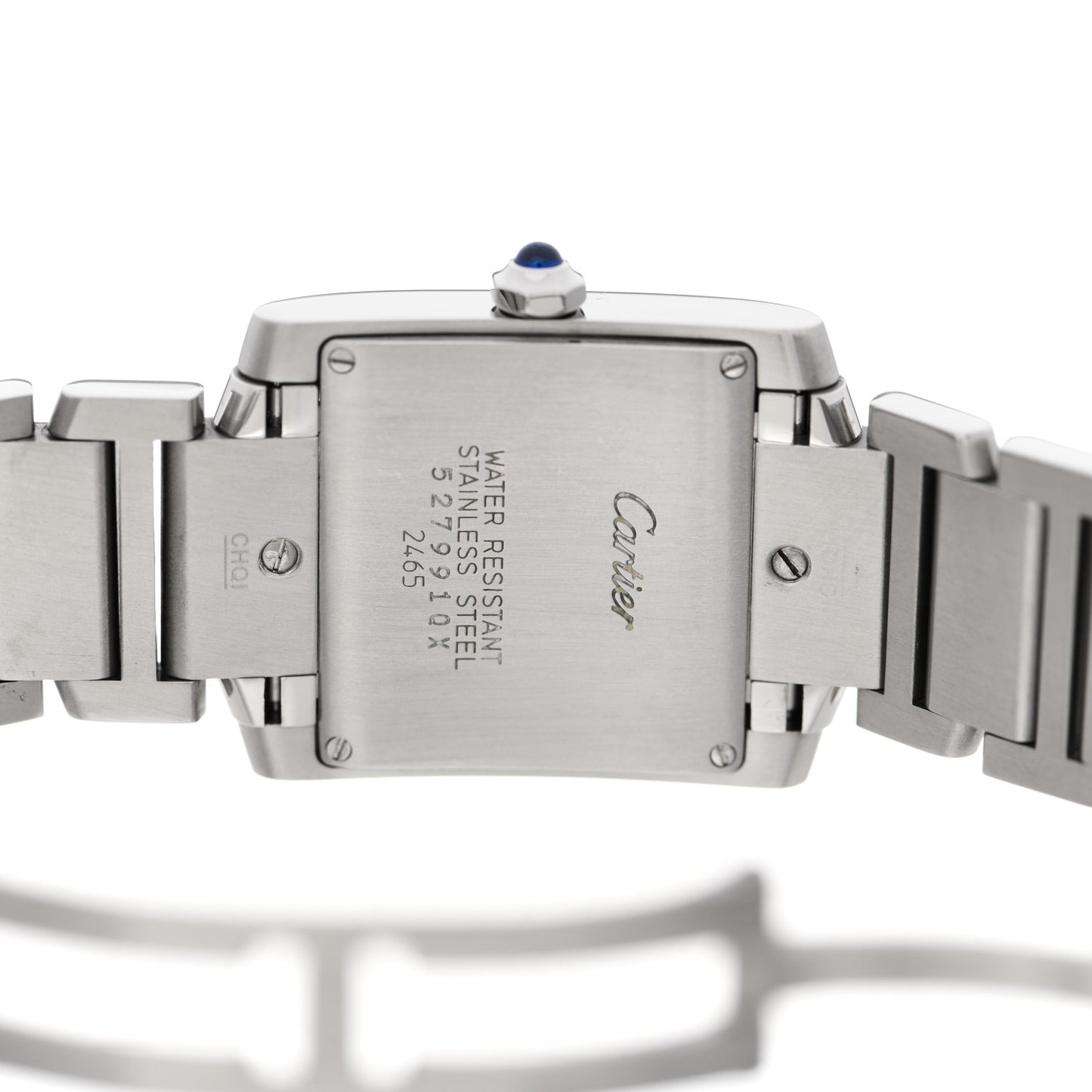 Stainless Steel 25mm Tank Francaise Quartz Watch