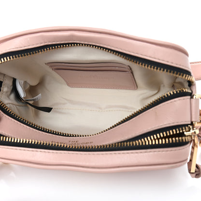 Marc Jacobs Natural Grain Calfskin Quilted The Softshot 21 Bag Blush 5 of 15