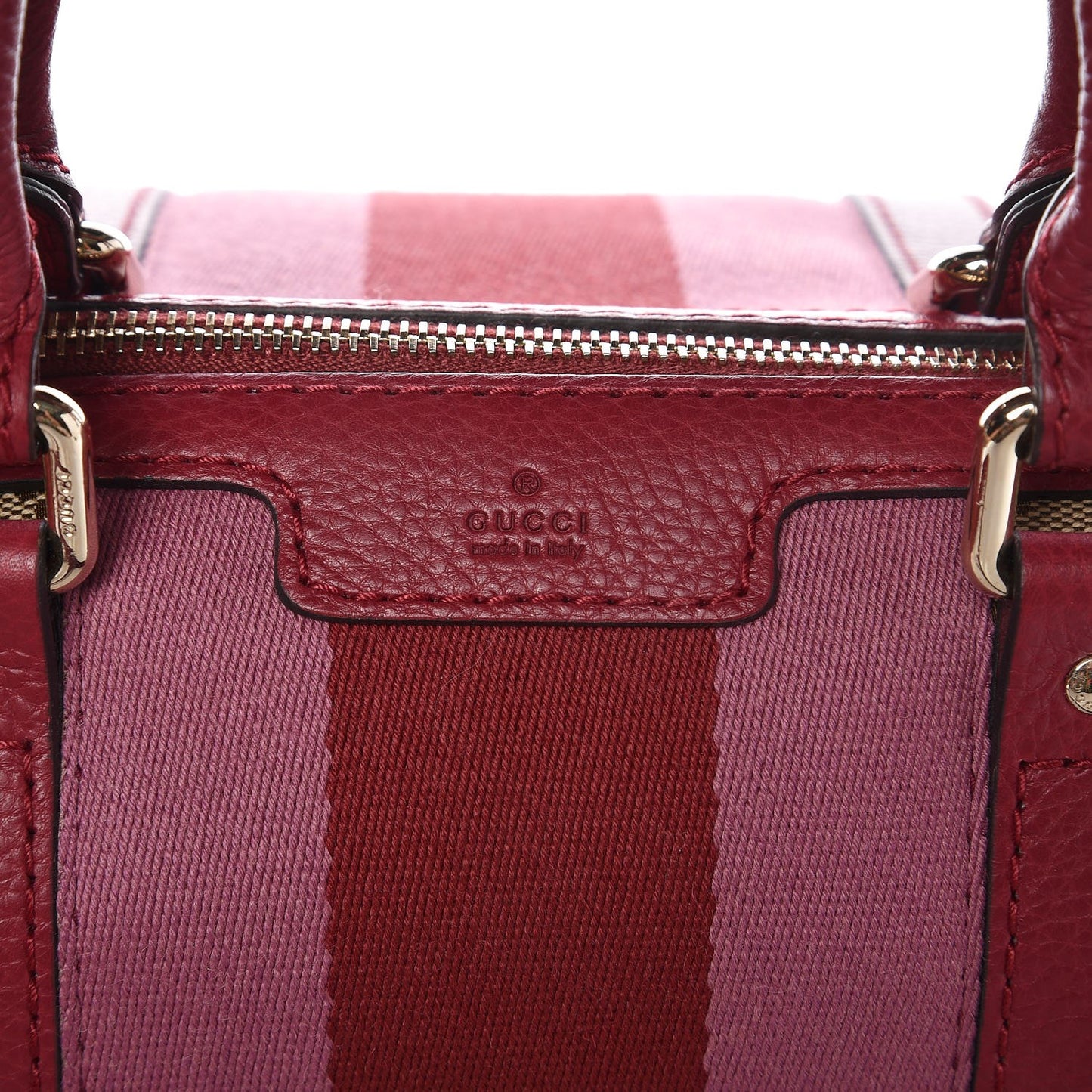Monogram Cellarius Calfskin Vintage Web Medium Boston Beige Ebony Soft Burgundy Peonia Flower