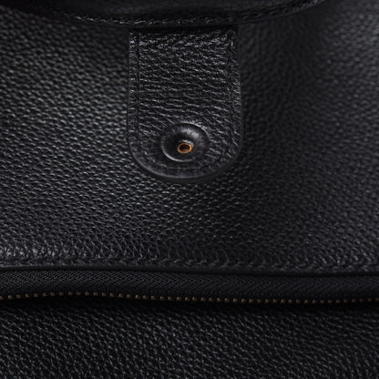 Gucci Grained Calfskin Logo Duffle Bag Black 11 of 11