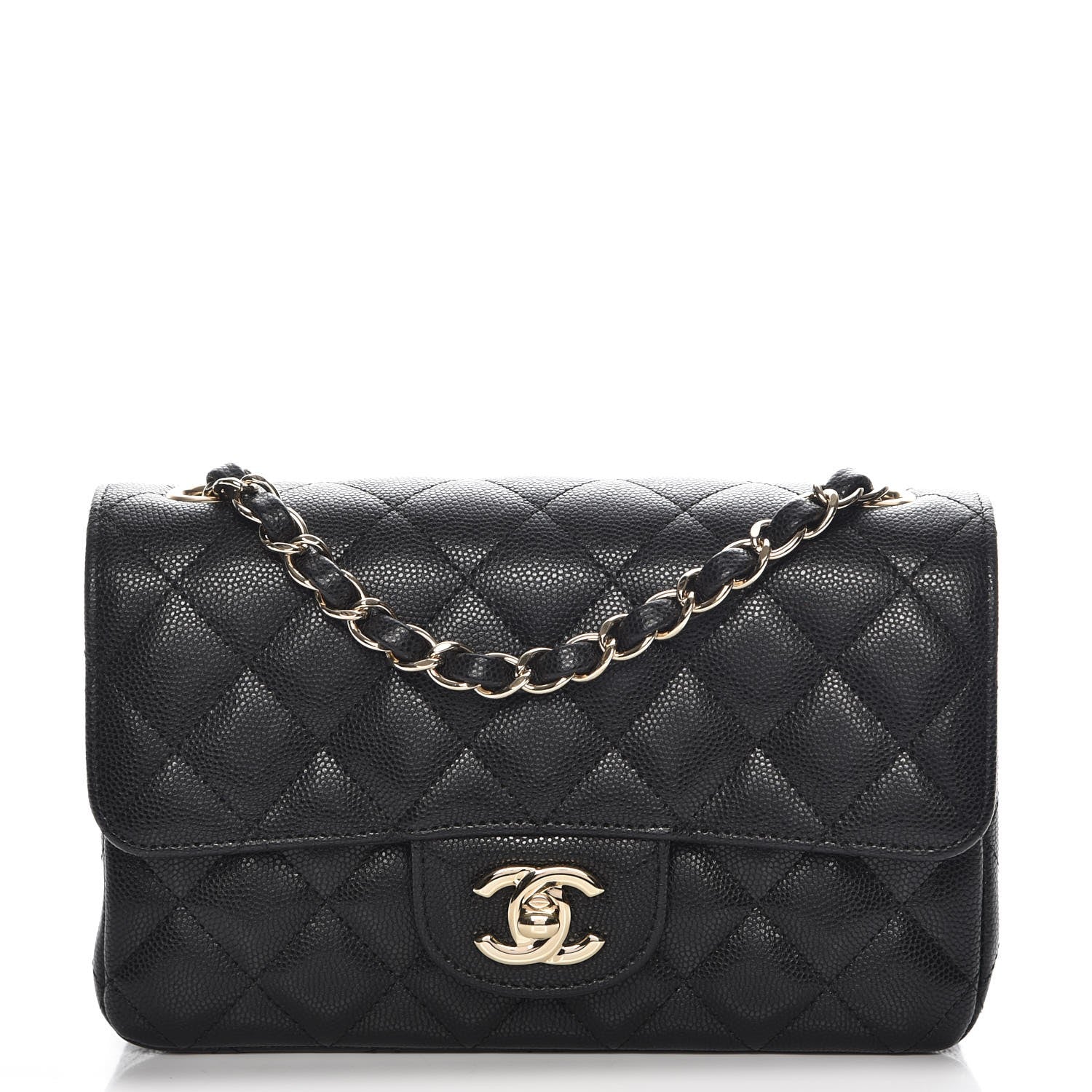 Chanel Caviar Quilted Mini Rectangular Flap Black 1 of 8