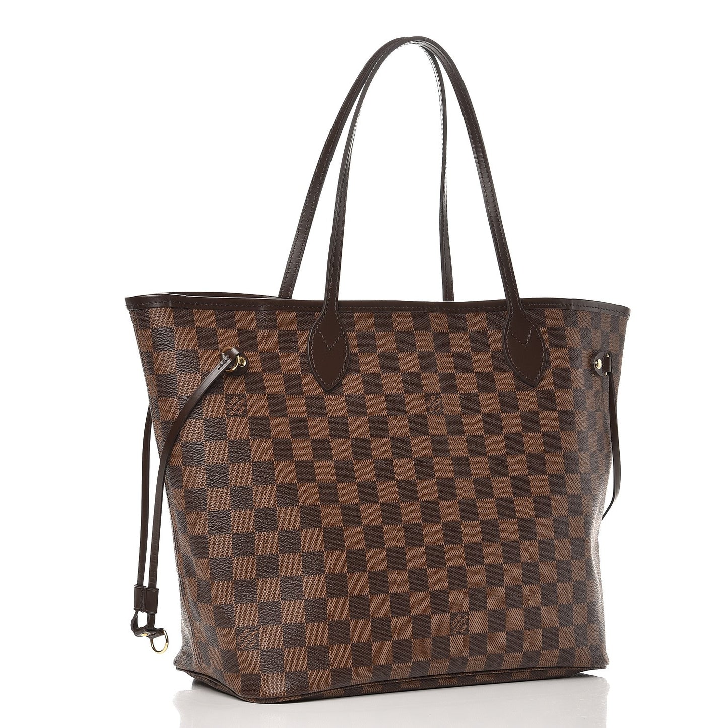 Damier Ebene Neo Neverfull MM Rose Ballerine