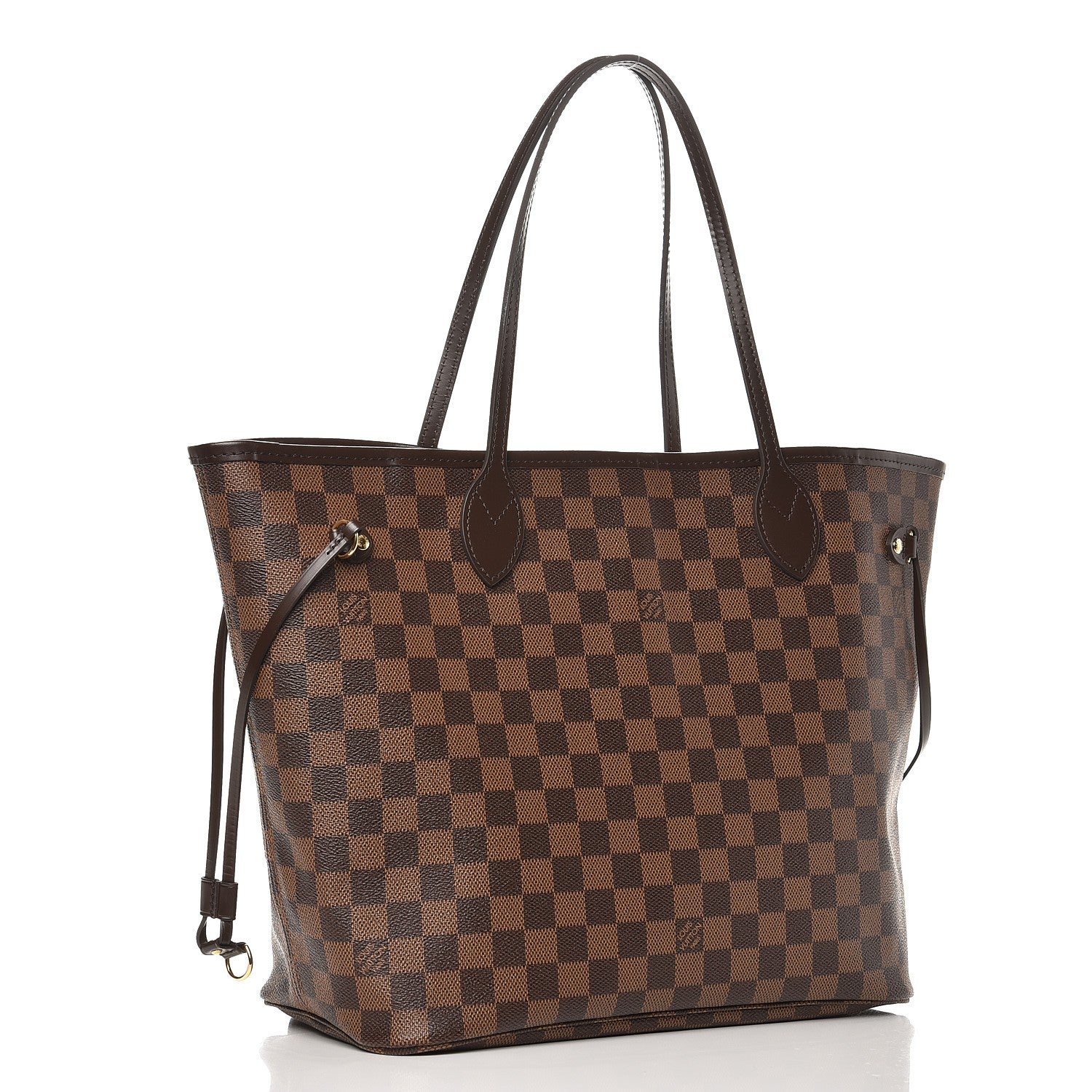 Louis Vuitton Damier Ebene Neo Neverfull MM Rose Ballerine 4 of 9