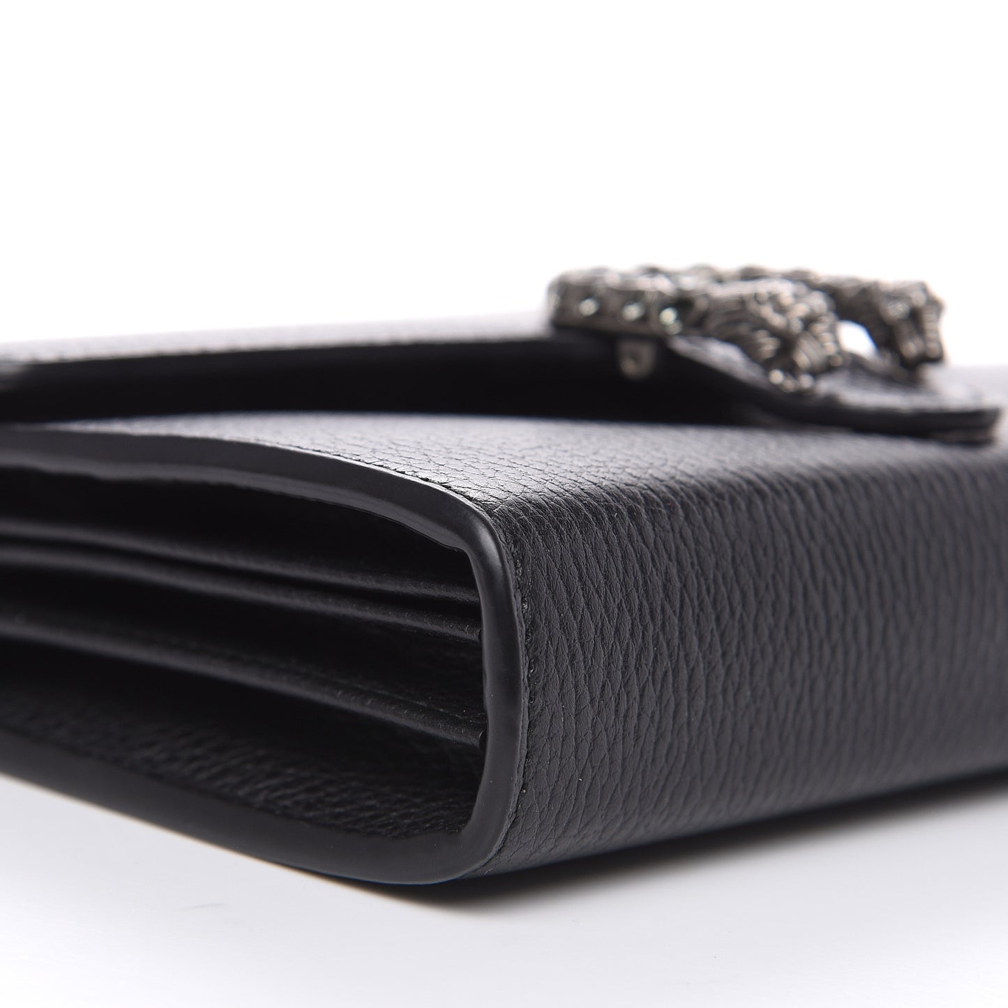 Calfskin Mini Dionysus Chain Wallet Black