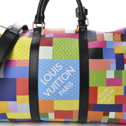 Louis Vuitton Damier Graphite 3D Keepall Bandouliere 50 Multicolor 10 of 10