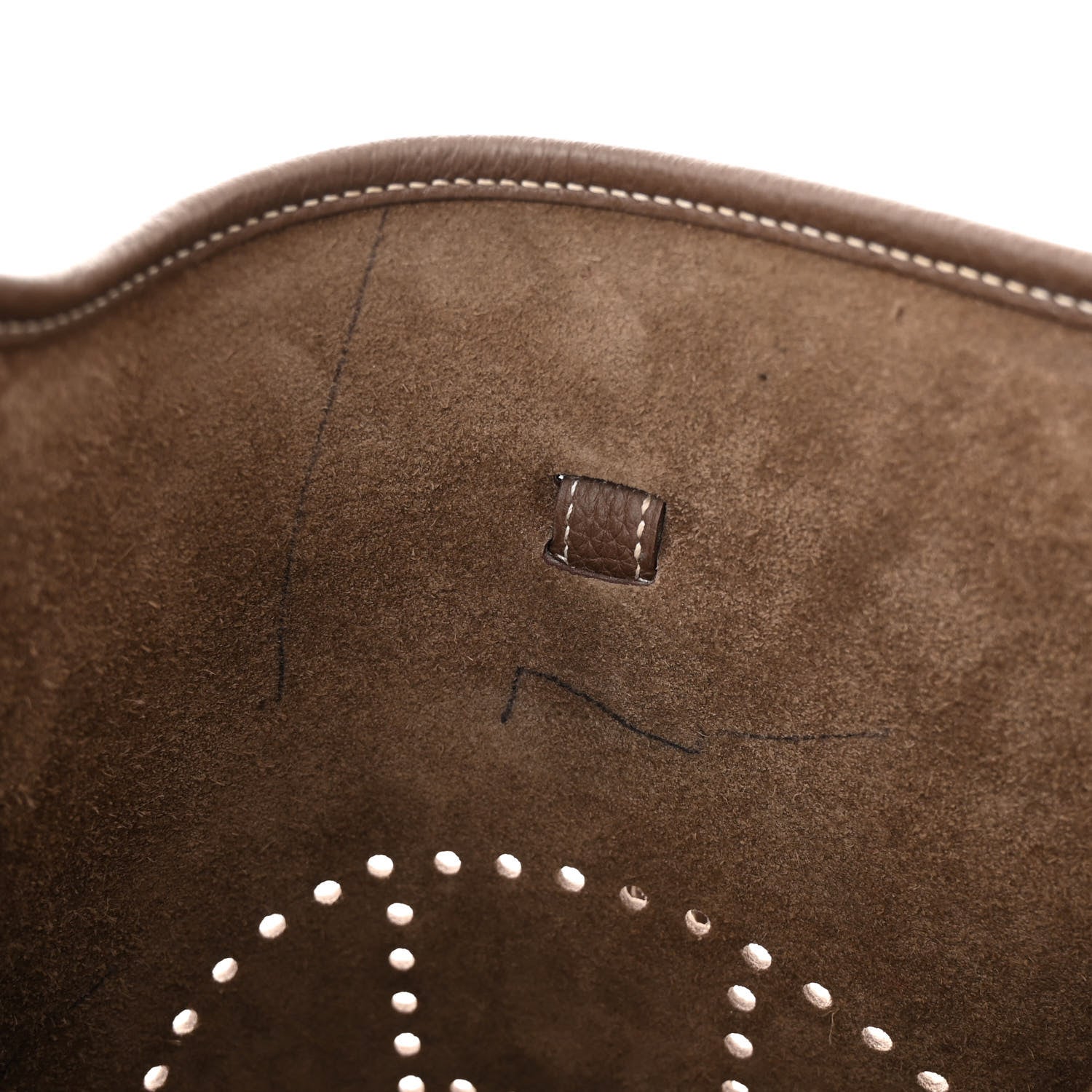 Hermes Taurillon Clemence Evelyne III PM Etoupe 14 of 14