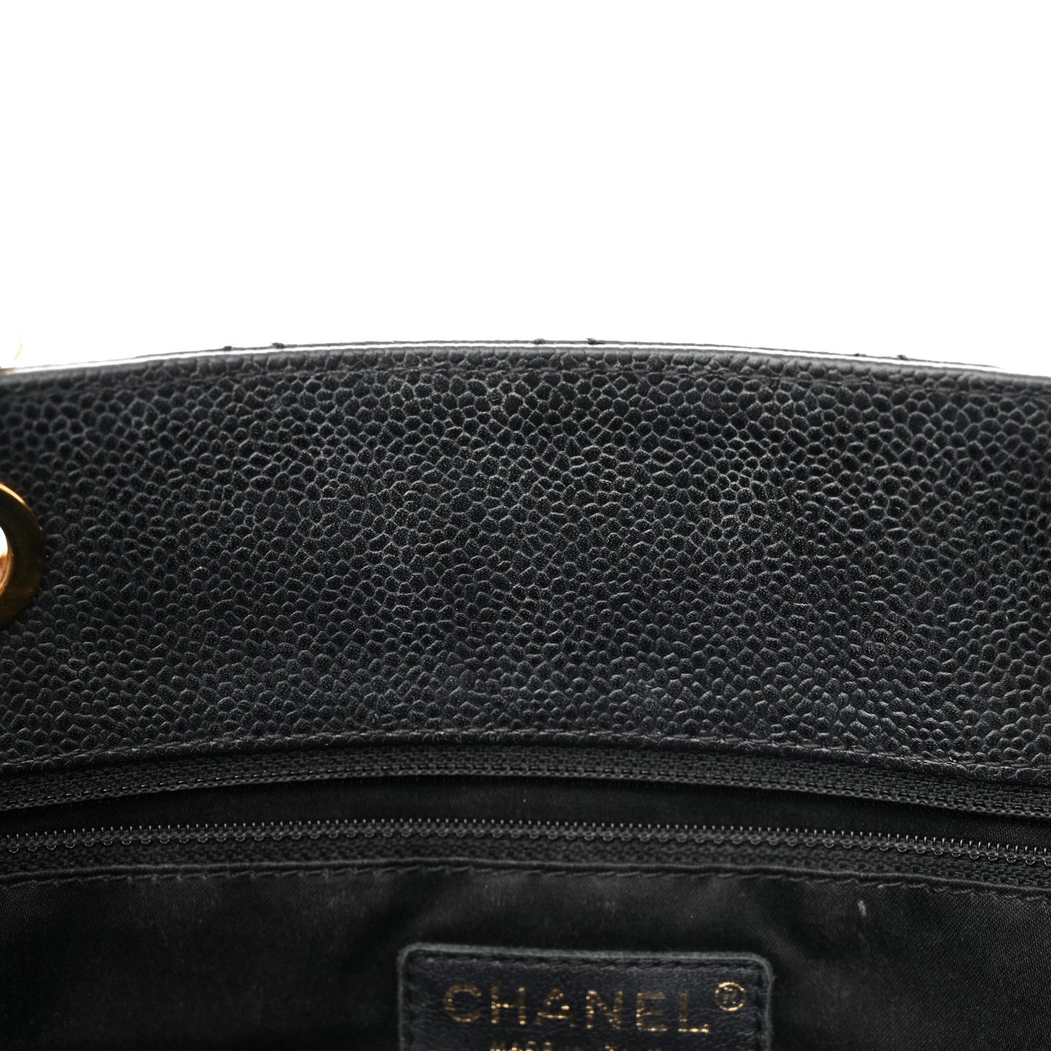 Chanel Caviar Quilted Grand Shopping Tote GST Black 13 of 14