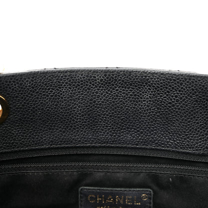 Chanel Caviar Quilted Grand Shopping Tote GST Black 13 of 14