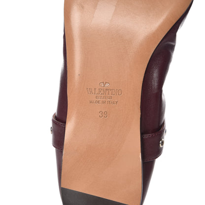 Valentino Garavani Nappa Love Latch Ballerina Flats 39 Rubin 6 of 10