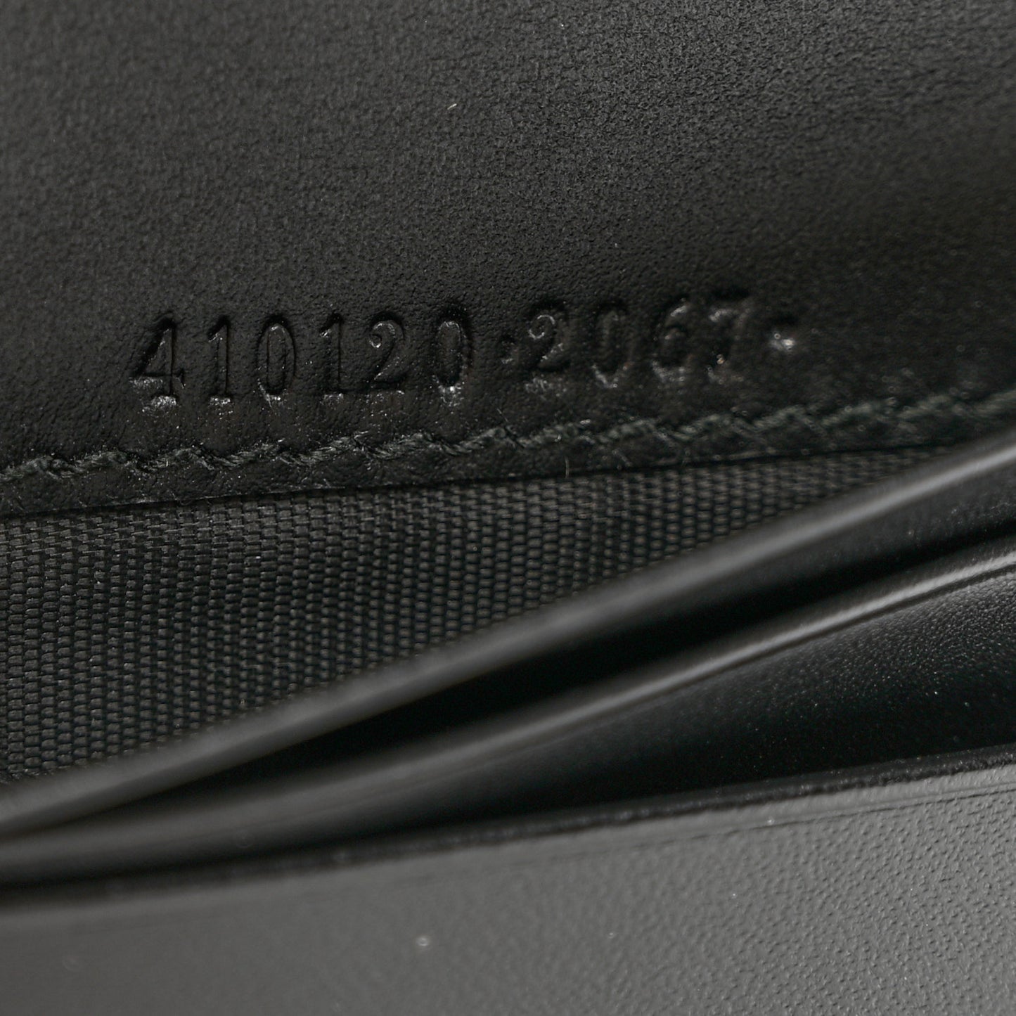 Guccissima Card Case Wallet Black