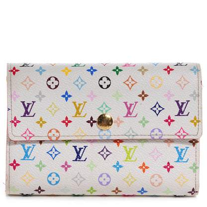 Louis Vuitton Monogram Multicolor Alexandra Wallet White 1 of 8