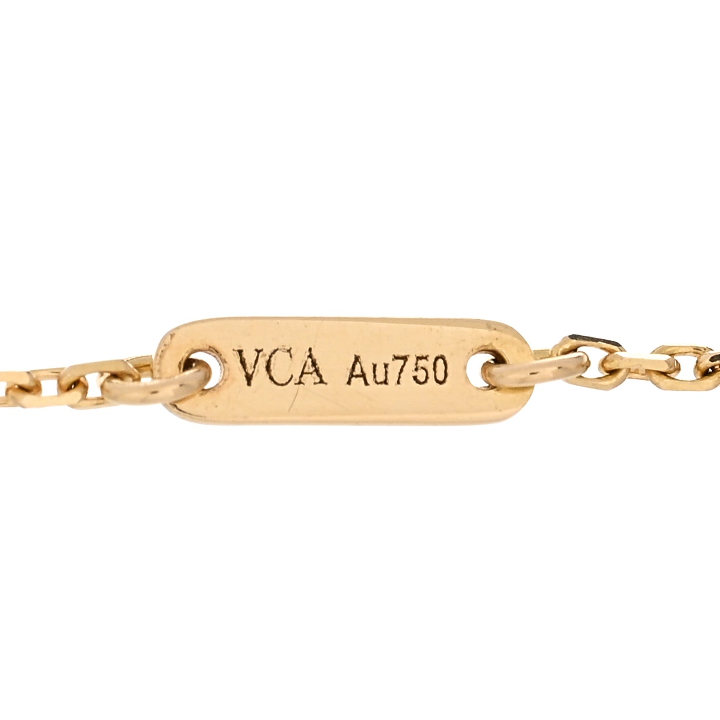 18K Yellow Gold Mother of Pearl Sweet Alhambra Butterfly Bracelet
