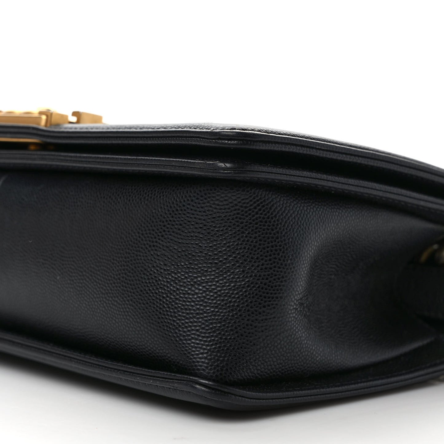 Caviar Quilted Medium Boy Flap Black