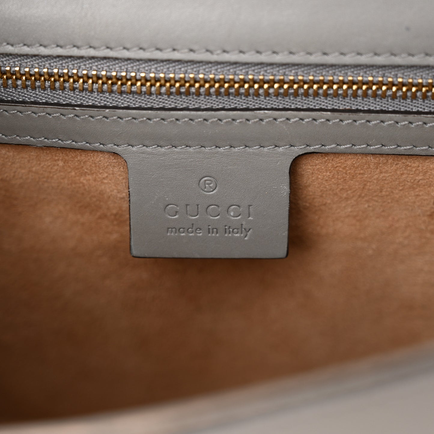 Calfskin Small Sylvie Shoulder Bag Deep Grey