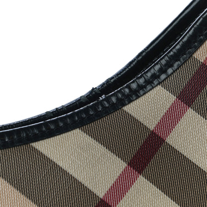 Burberry Supernova Check Buckle Hobo Black 11 of 20