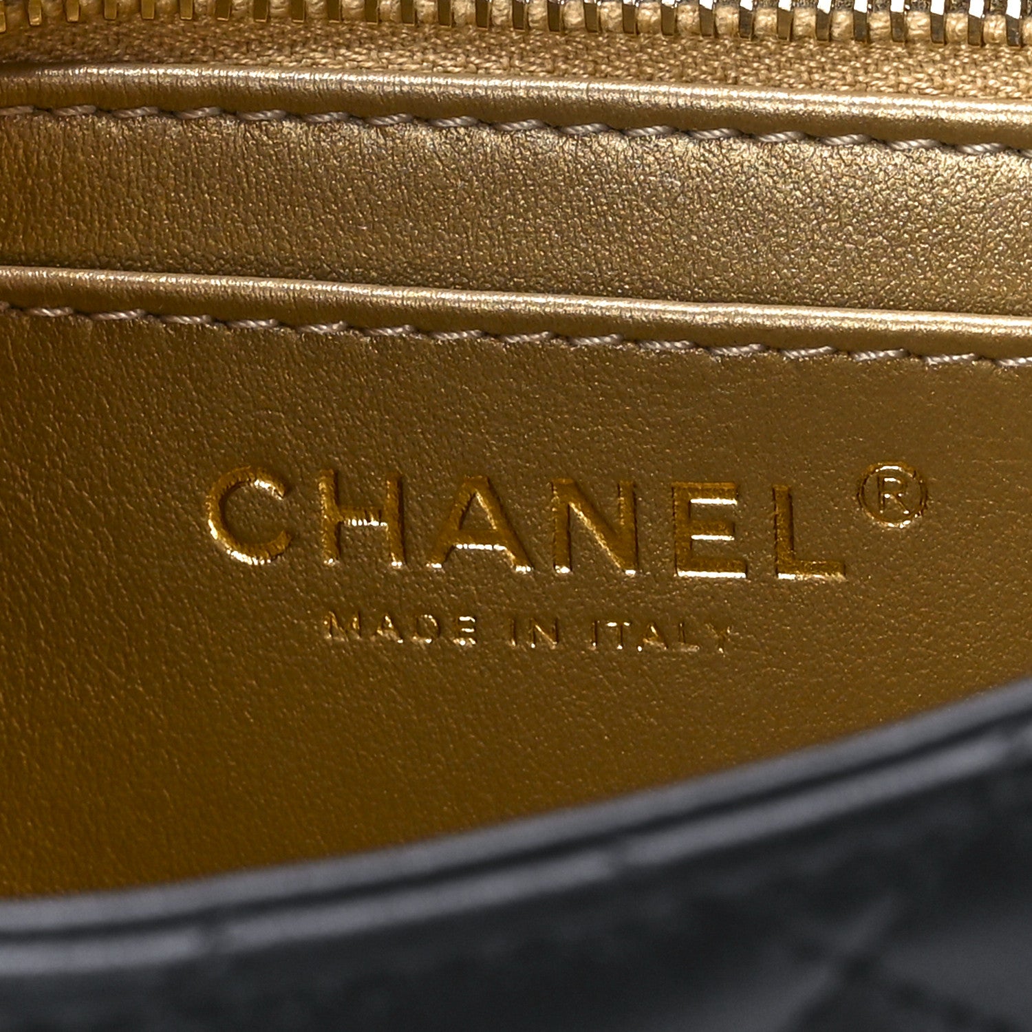Chanel Lambskin Quilted Enamel Mini Pearl Crush Flap Black 6 of 12