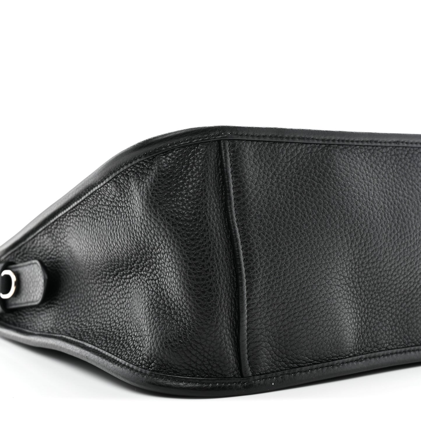 Vitello Daino Soft Hobo Messenger Bag Black